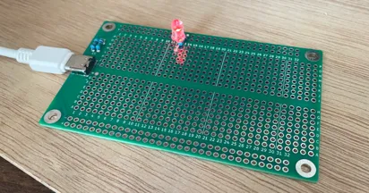USB Type-C から電源を取れるブレッドボード風ユニバーサル基板をつくってみたよ